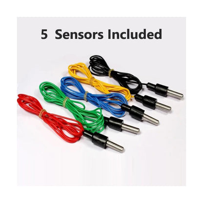 HONIX Water Level Indicator with Overflow Alarm and Low Level Alarm | 5 Level Indication | Auto-Mute Alarm | 5 Sensors | For Single Tank | Tankstat WLI